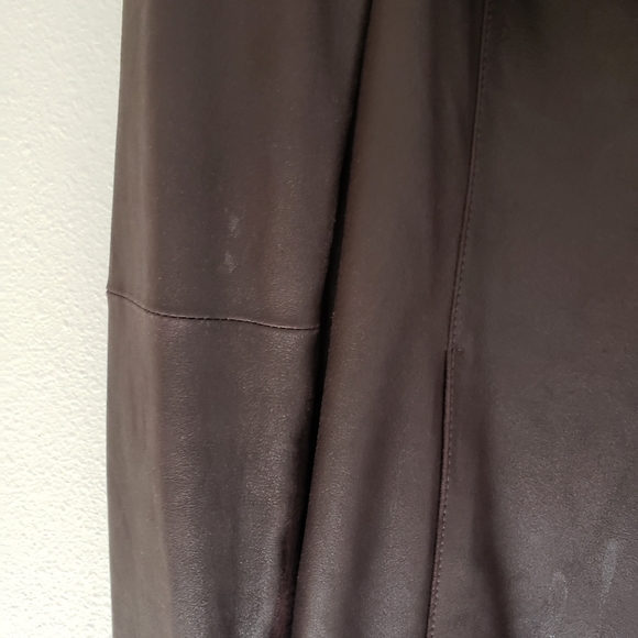T Tahari Drape Moto Jacket - Picture 7 of 11